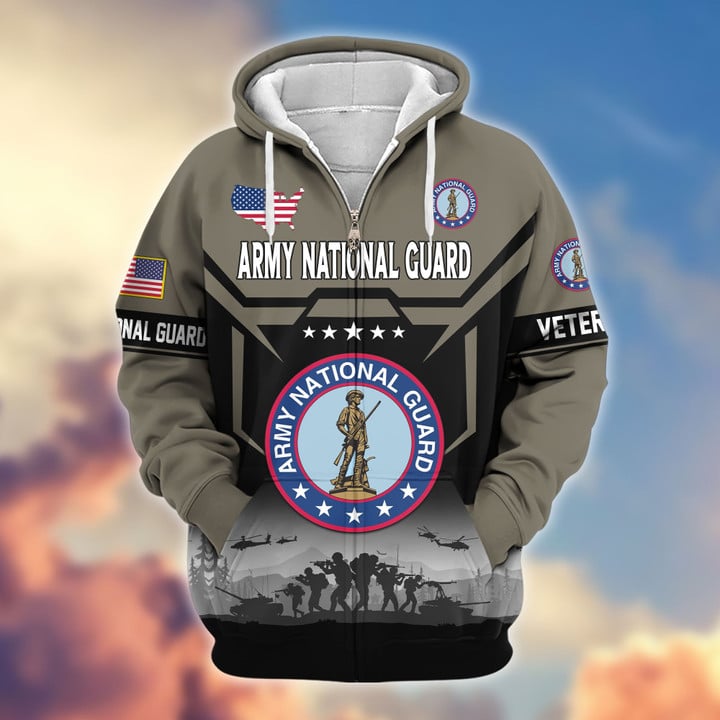 Premium US Veterans Zip Hoodie BPHN011014