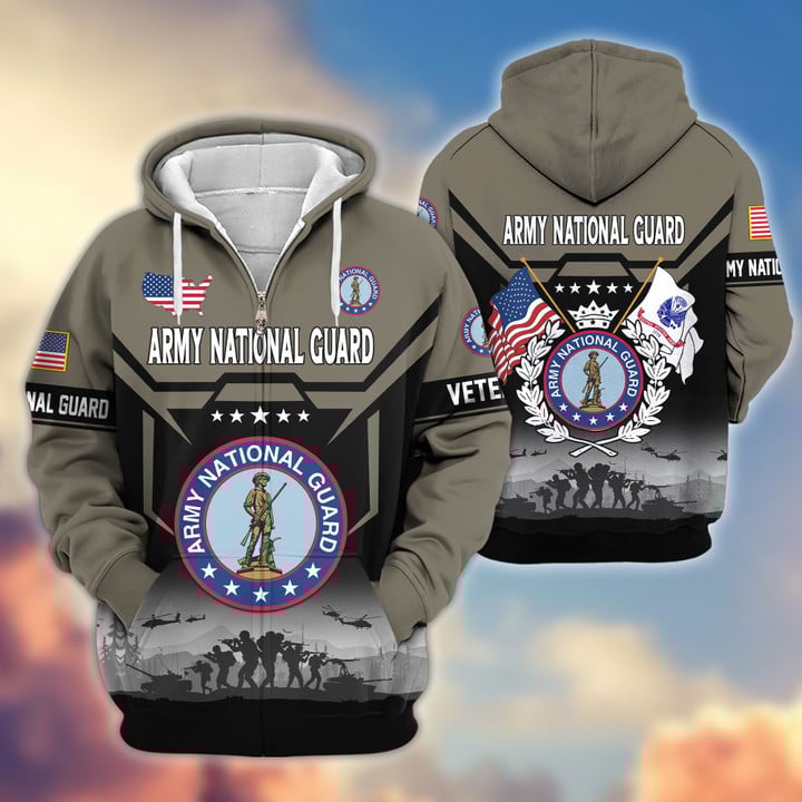 Premium US Veterans Zip Hoodie BPHN011014