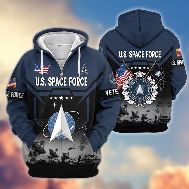 Premium US Veterans Zip Hoodie BPHN011014