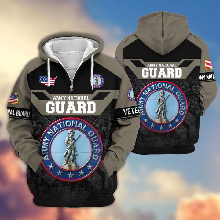 Premium US Veterans Zip Hoodie ATTN011023