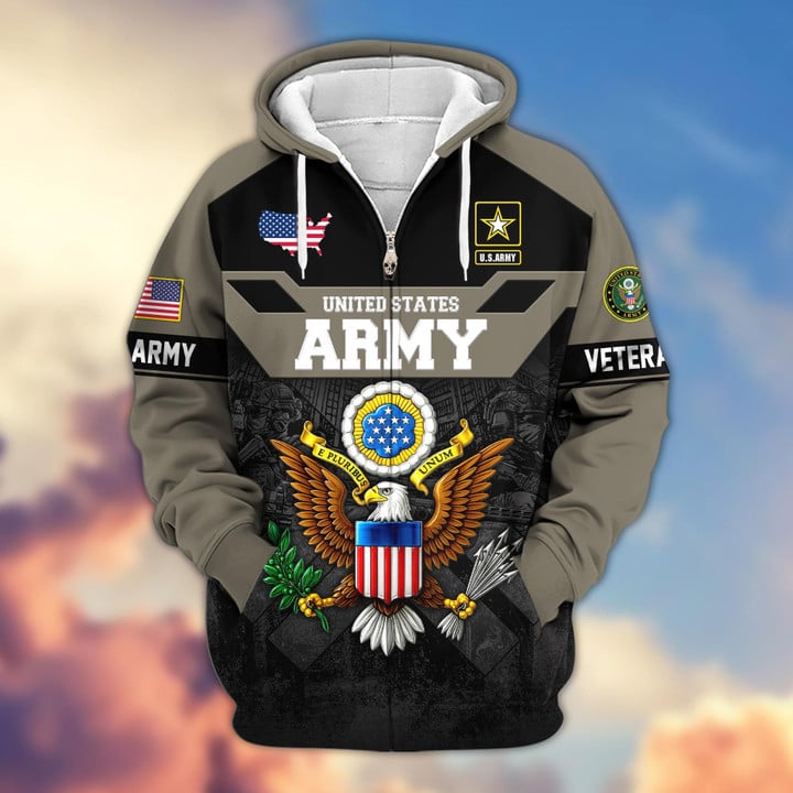 Premium US Veterans Zip Hoodie ATTN011023