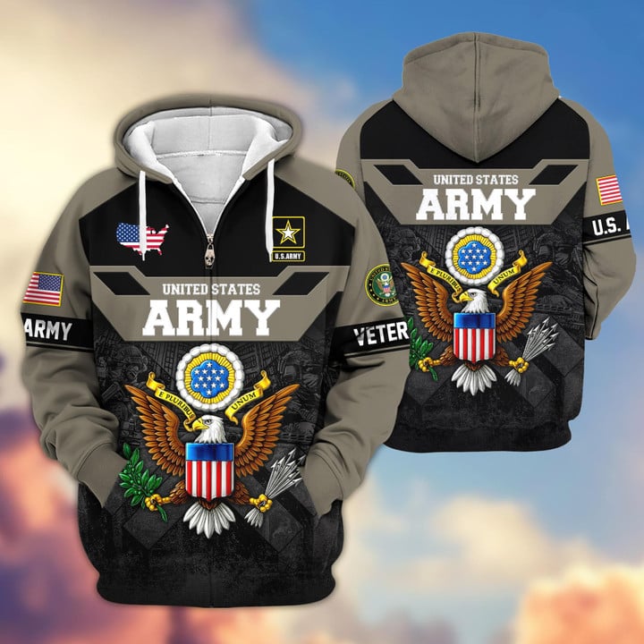 Premium US Veterans Zip Hoodie ATTN011023