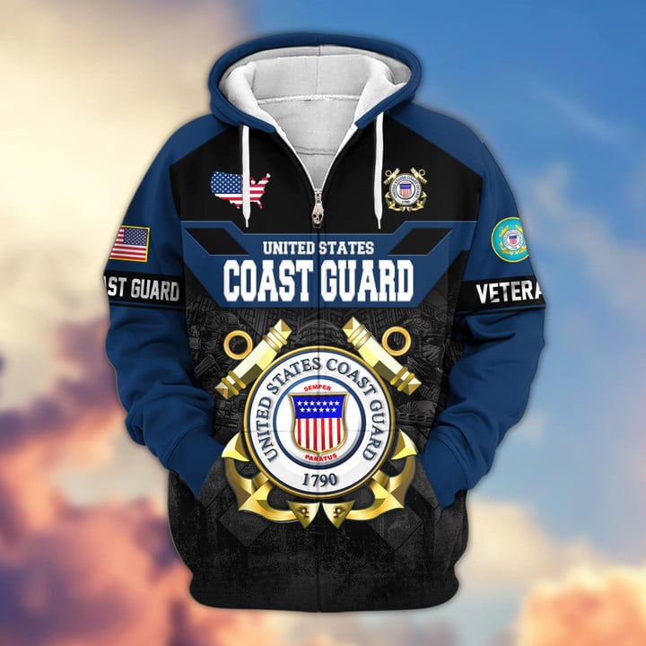 Premium US Veterans Zip Hoodie ATTN011023