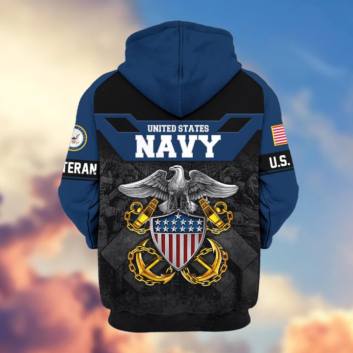 Premium US Veterans Zip Hoodie ATTN011023
