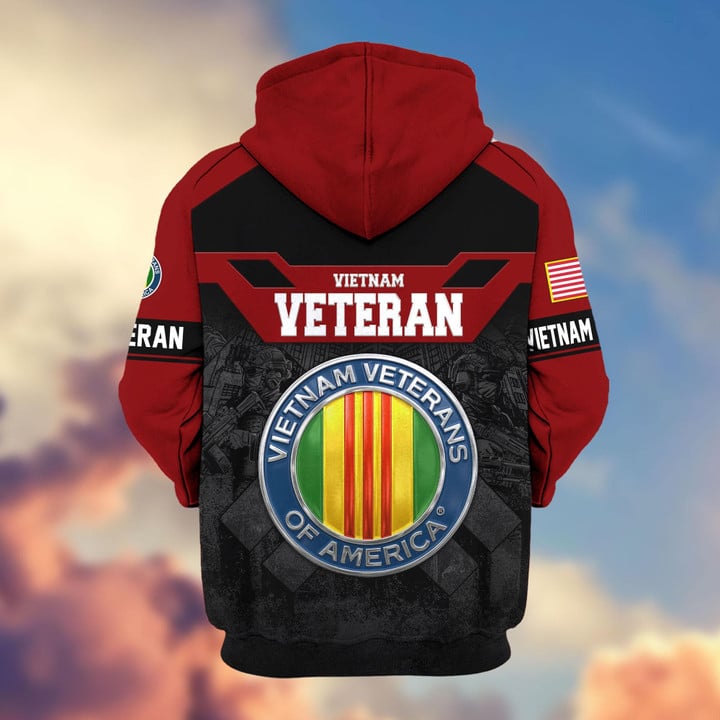 Premium US Veterans Zip Hoodie ATTN011023