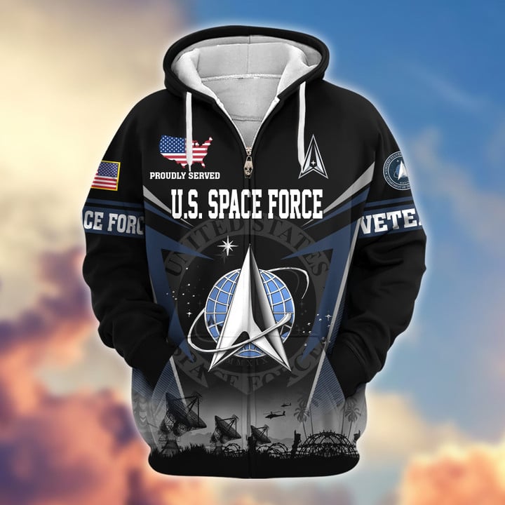 Premium US Veterans Zip Hoodie BPHN131012