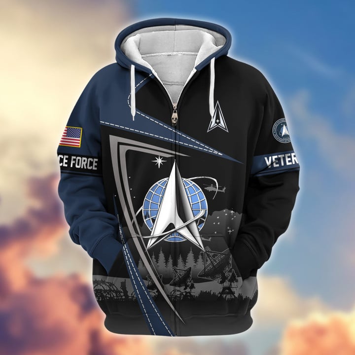 Premium US Veterans Zip Hoodie BPHN091011