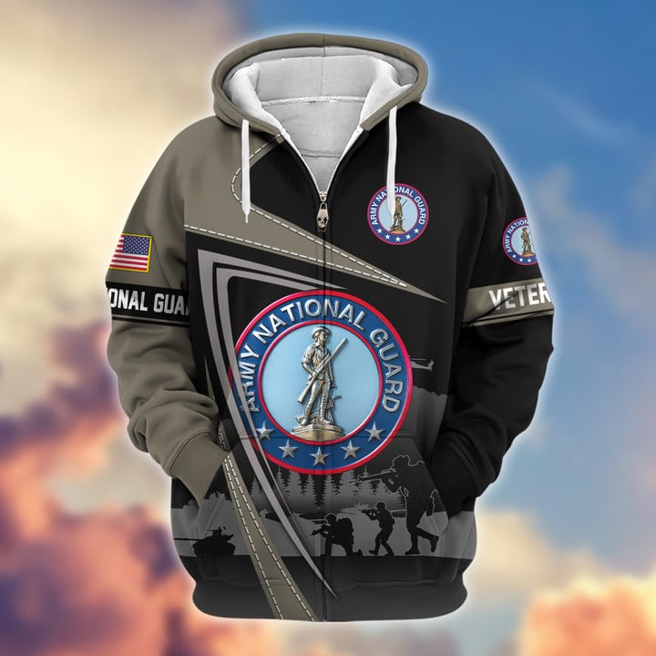 Premium US Veterans Zip Hoodie BPHN091011
