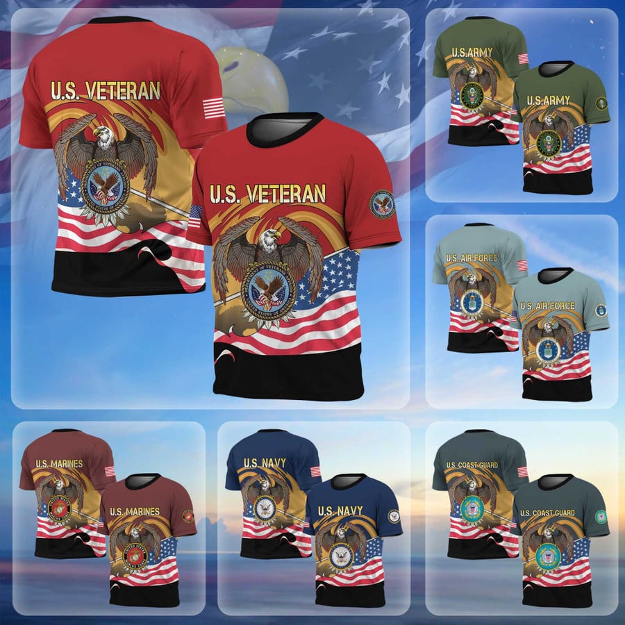 Premium Eagle US Veteran T-Shirt