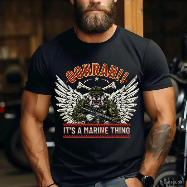 USMC VETERAN T-SHIRT – OOHRAH!