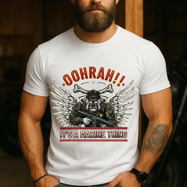 USMC VETERAN T-SHIRT – OOHRAH!