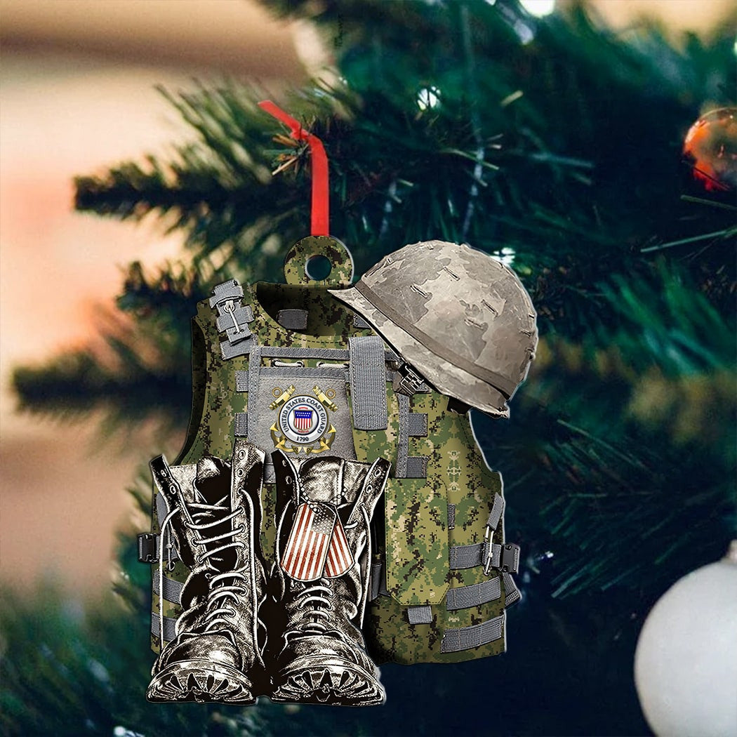 Premium Multiple Services US Veteran Ornament NPVC140902