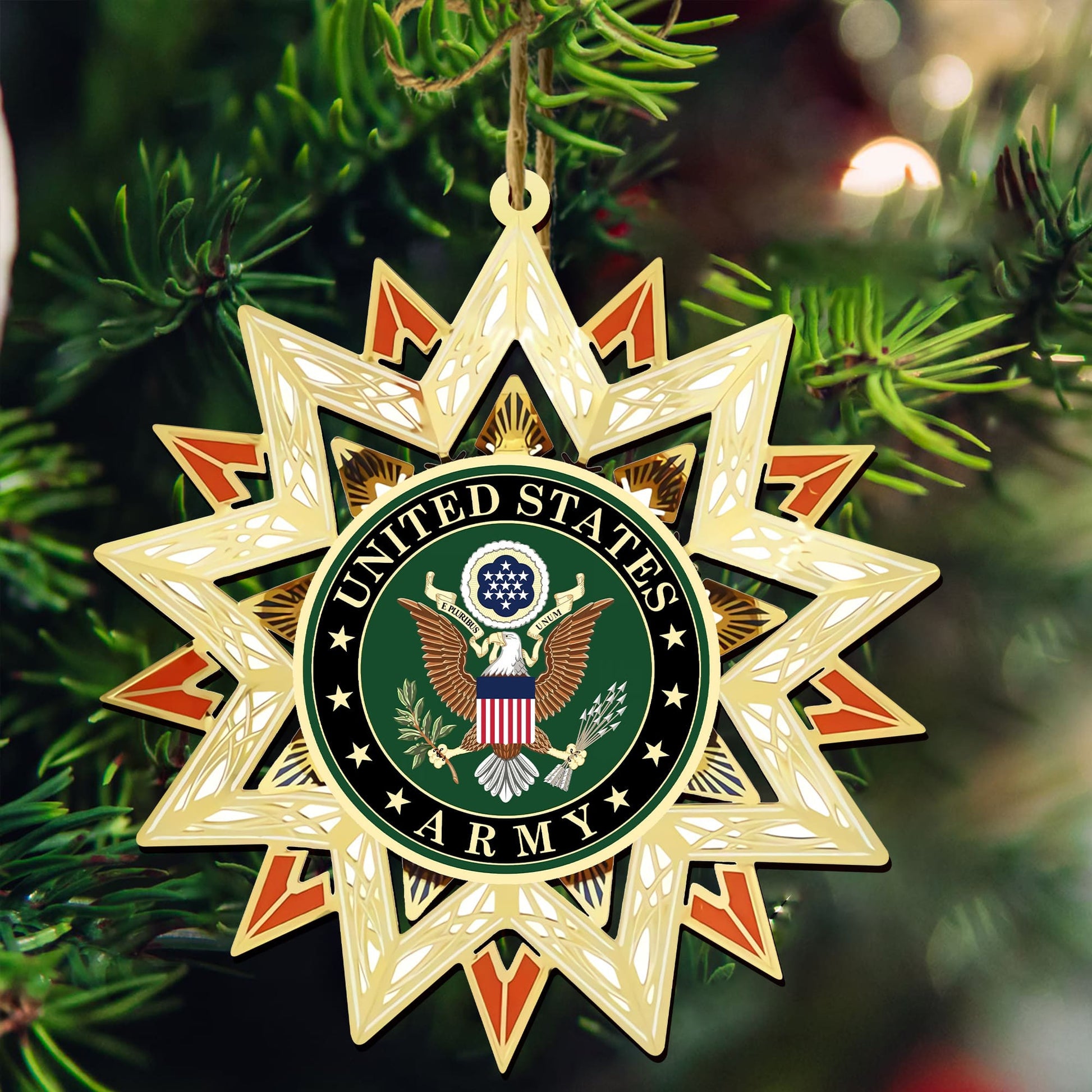 Premium US Veteran Ornament NPVC041104