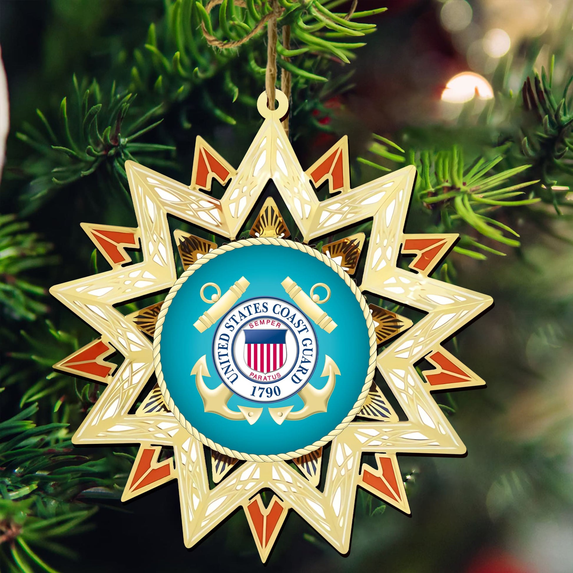 Premium US Veteran Ornament NPVC041104