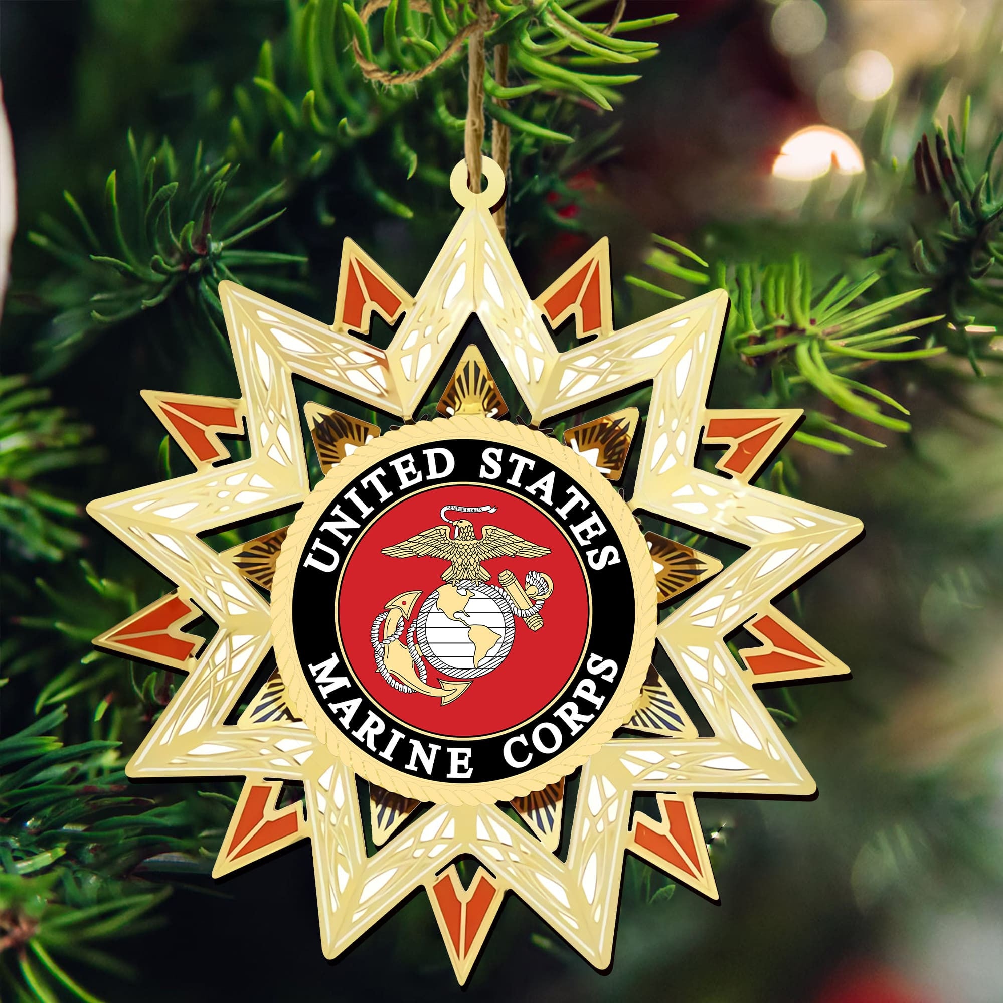 Premium US Veteran Ornament NPVC041104