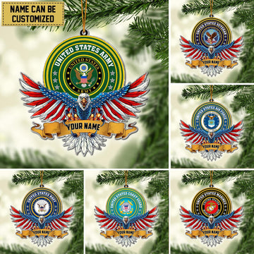 Premium Personalized US Veteran Ornament APVC250903