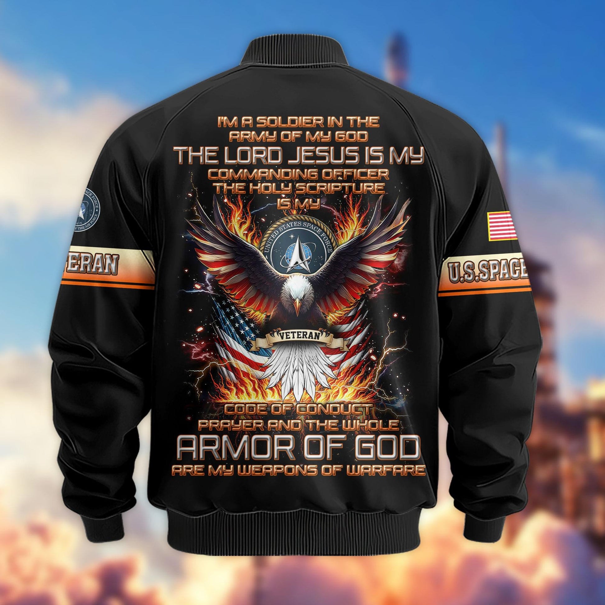 Premium US Veterans Bomber Jacket APHN071014, Gifts For US Veterans, Gifts For Veterans Day
