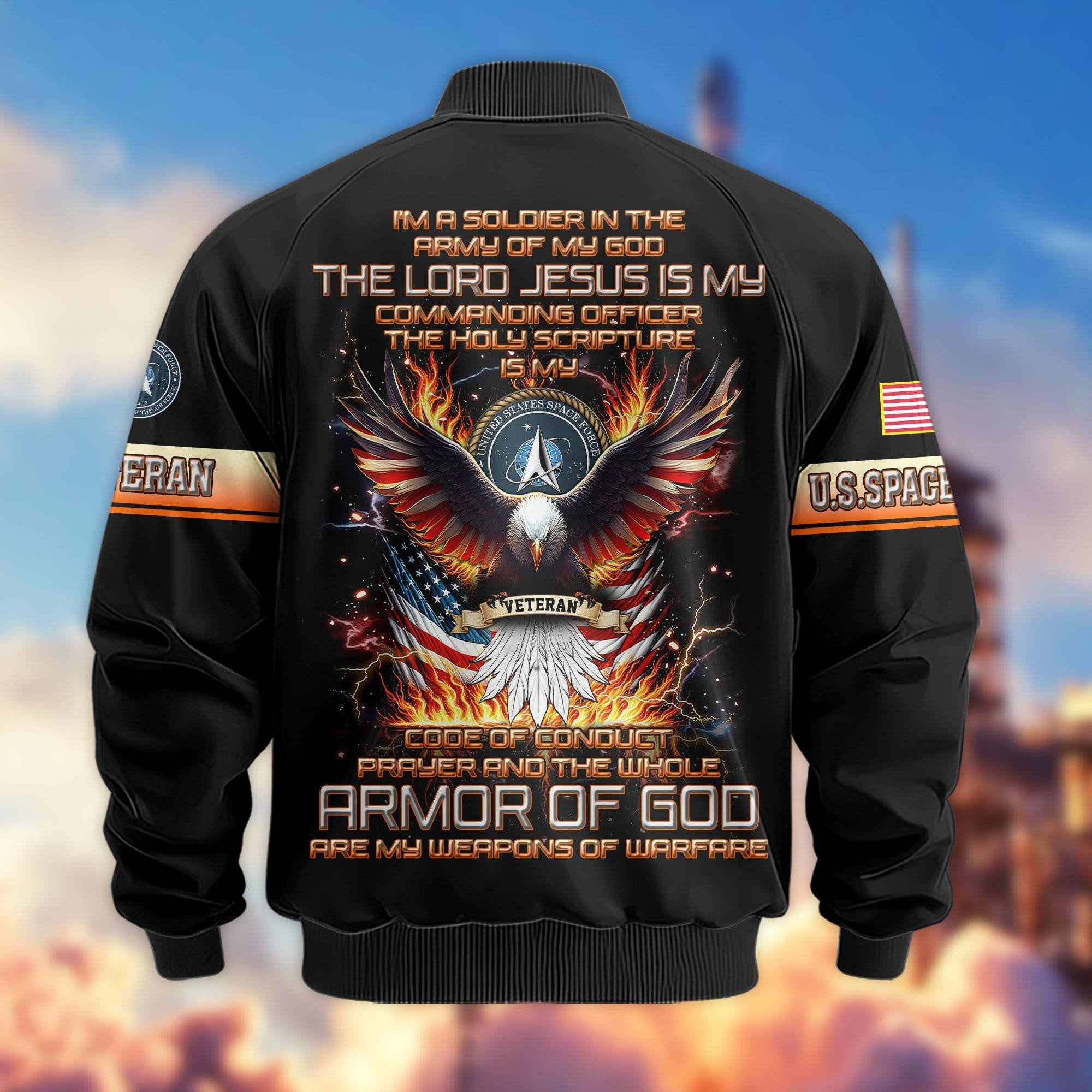 Premium US Veterans Bomber Jacket APHN071014, Gifts For US Veterans, Gifts For Veterans Day