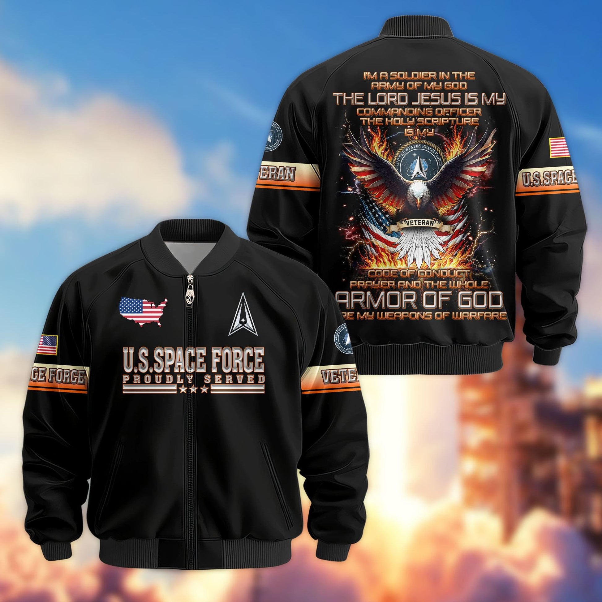 Premium US Veterans Bomber Jacket APHN071014, Gifts For US Veterans, Gifts For Veterans Day