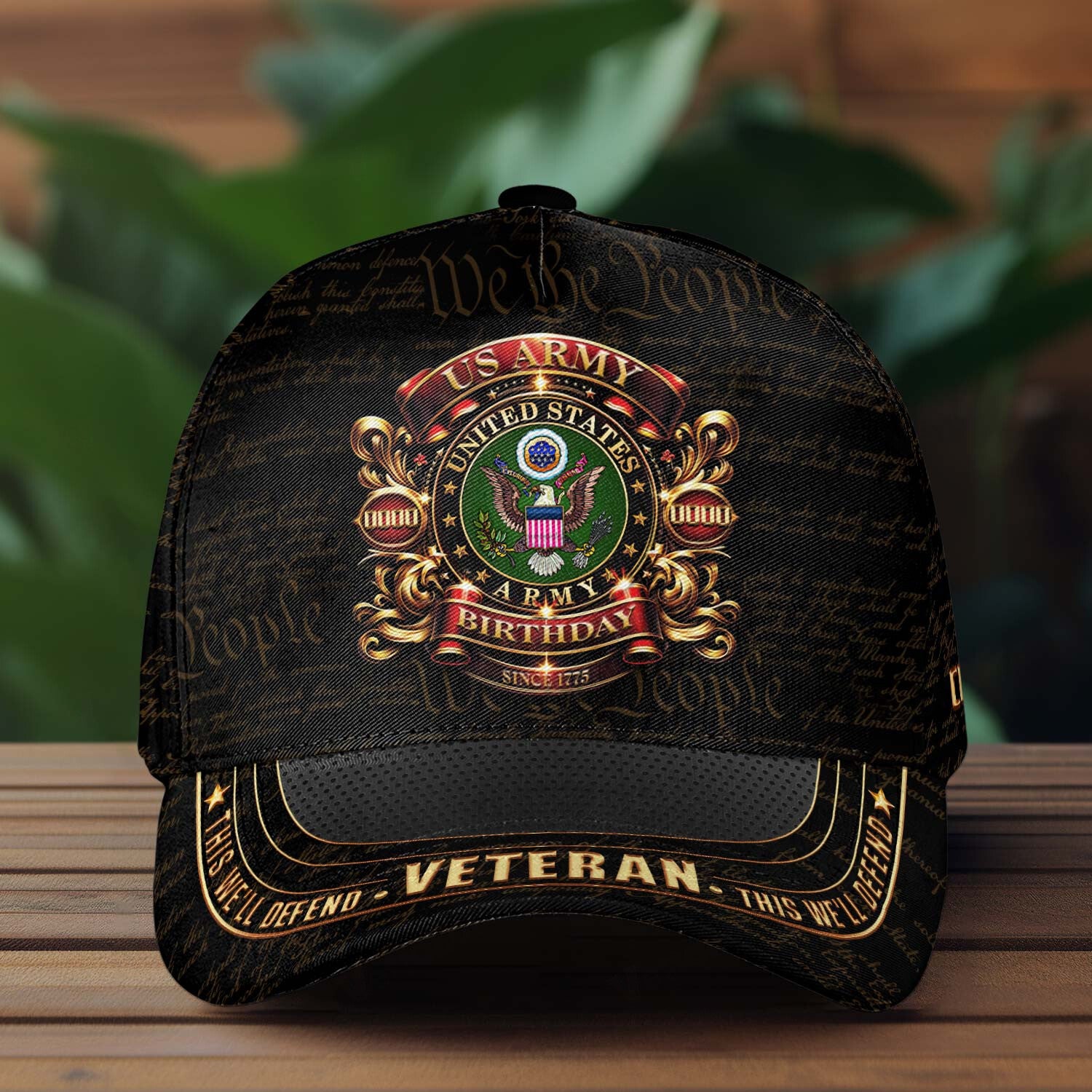 Customized 250th Army Birthday Hat All Over Printed #000452