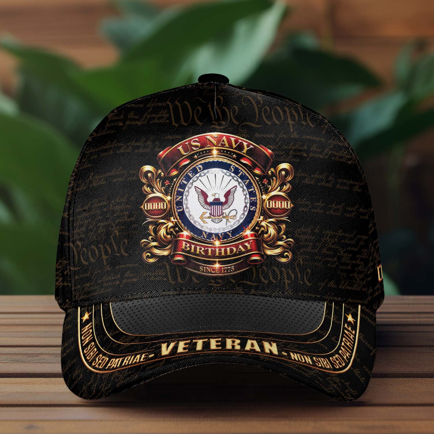 Customized 250th Navy Birthday Hat All Over Printed #000457