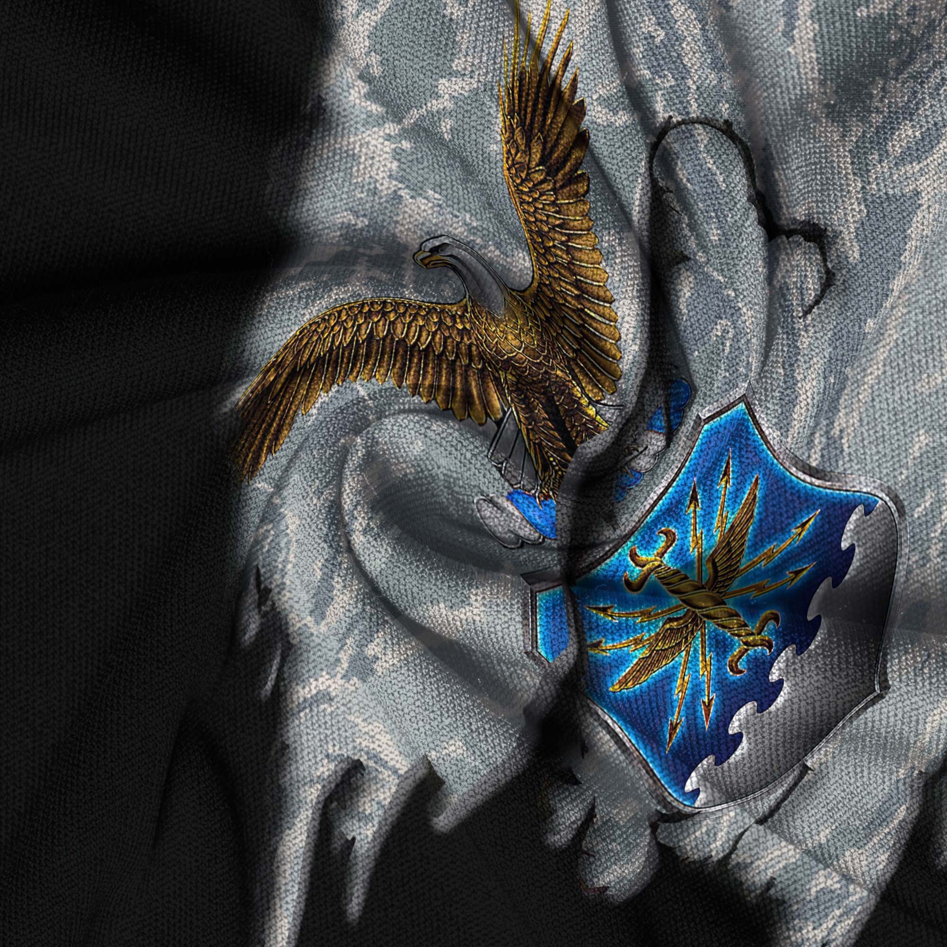 Customized U.S. Air Force Camouflage T-Shirt #000529