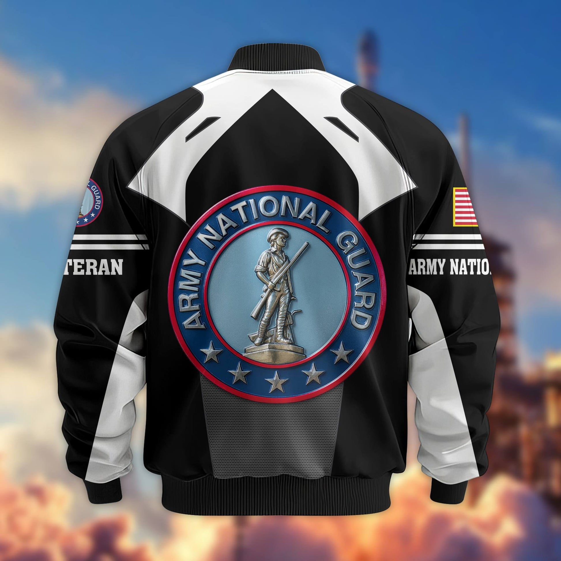 Premium US Veterans Bomber Jacket BPHN200811, Gifts For US Veterans, Gifts On Father's Day, Veterans Day.