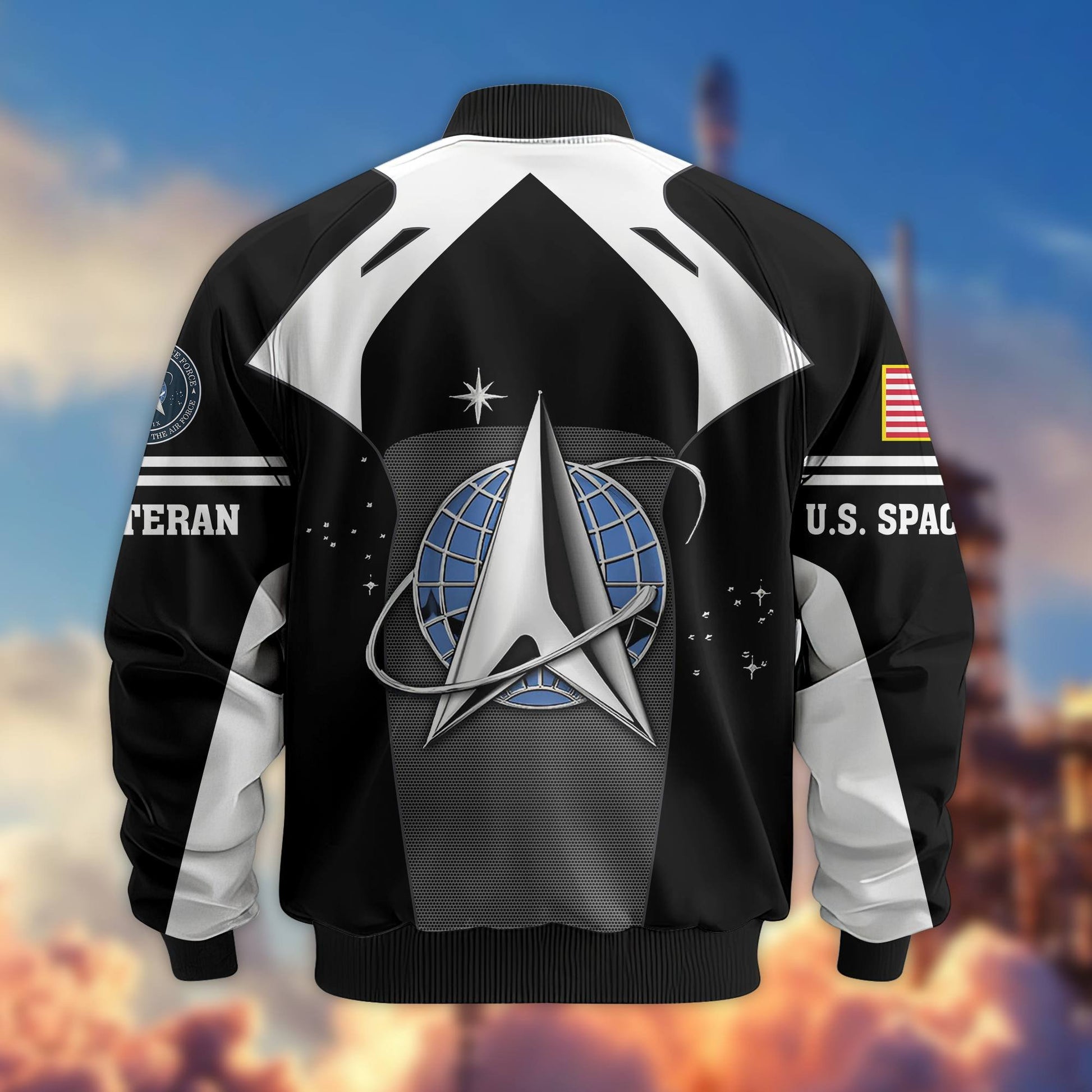 Premium US Veterans Bomber Jacket BPHN200811, Gifts For US Veterans, Gifts On Father's Day, Veterans Day.