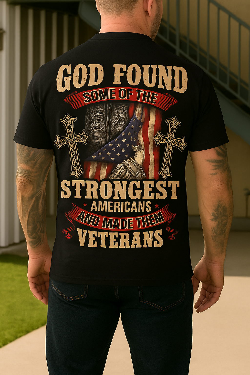 Classic Veteran Pride Shirt – Strongest Americans Design