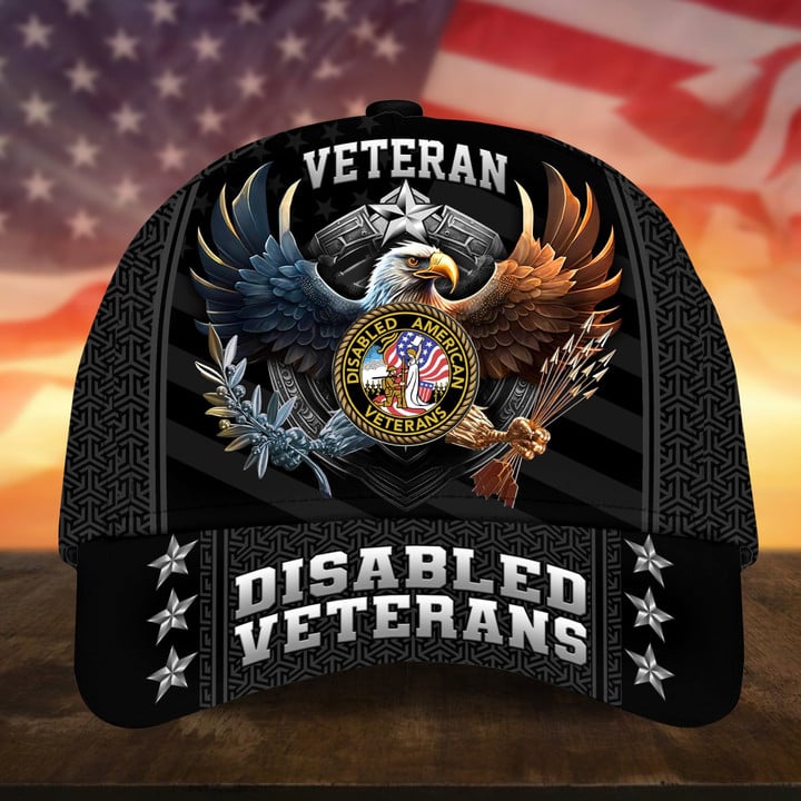 Premium US Disabled Veterans Cap