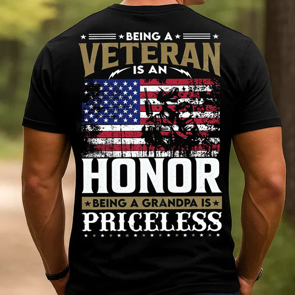 Veteran Legacy Tee -  Proud Grandpa Shirt