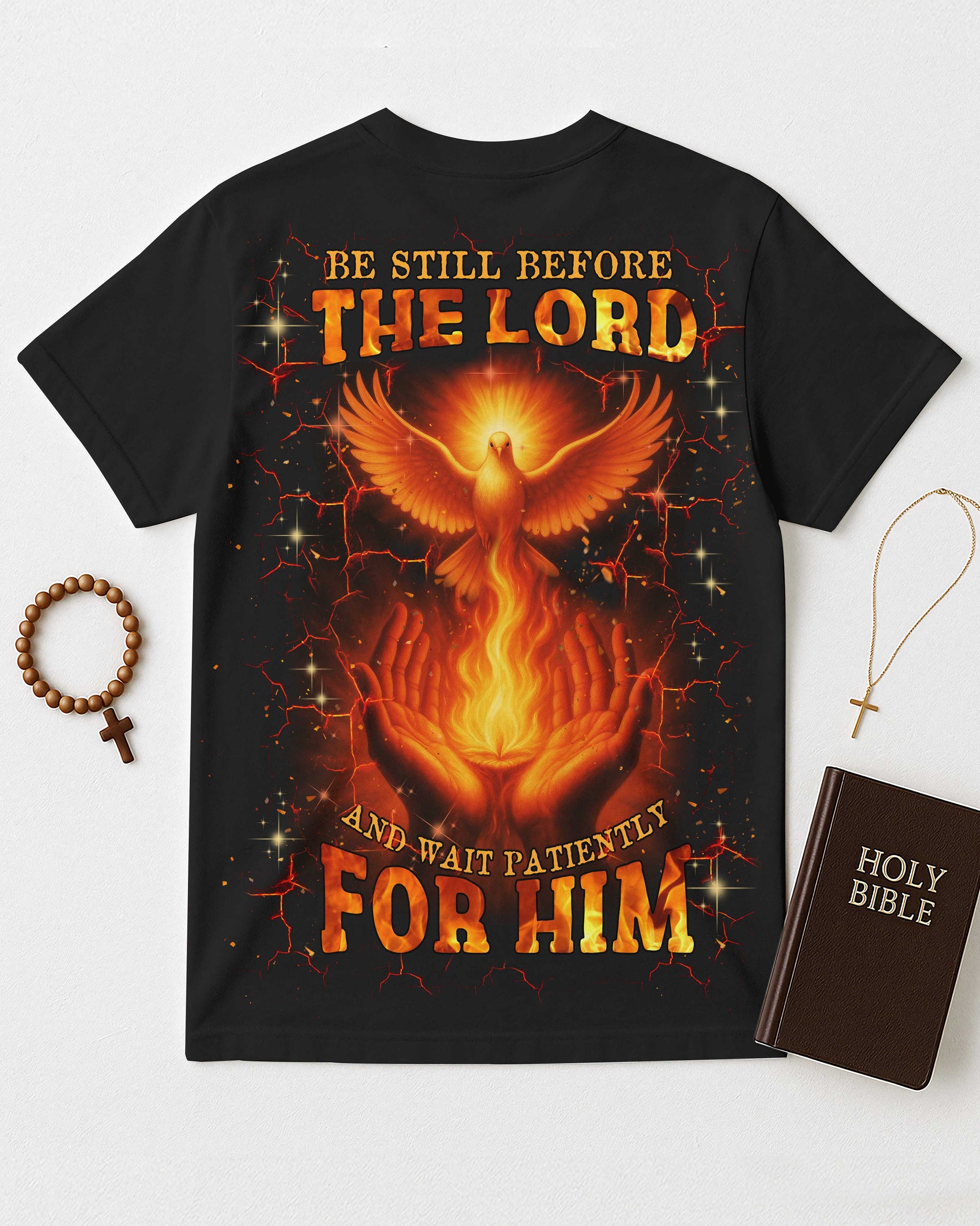 Be Still Before The Lord All Over Print T-shirt