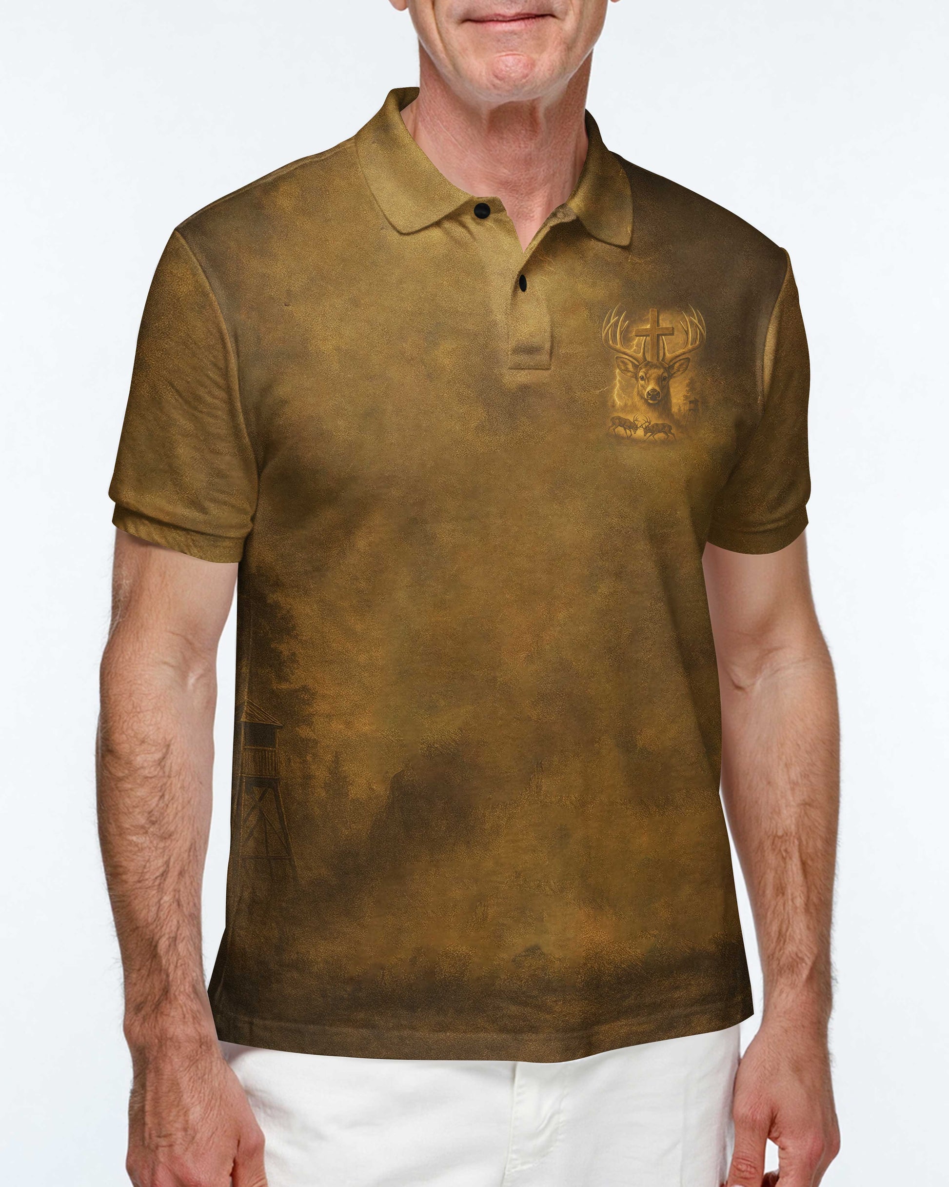 I've Got Hunting In My Veins And Jesus In My Heart All Over Print T-Shirt