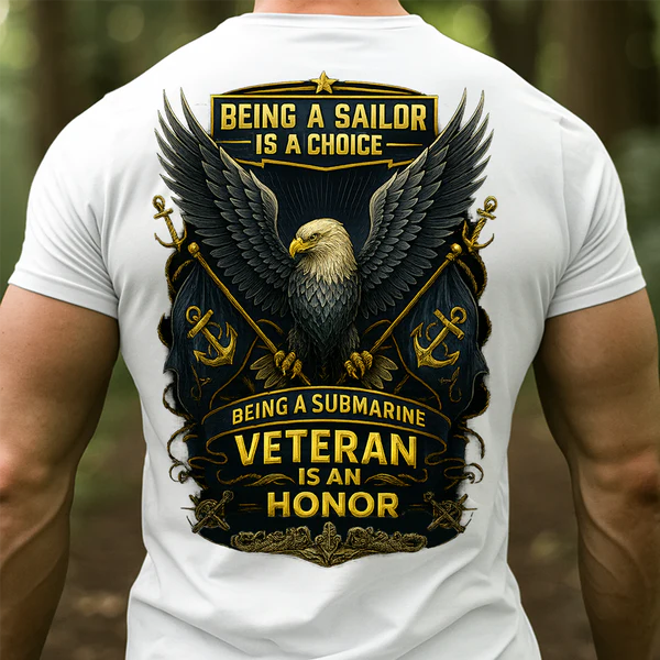 PROUD US NAVY SAILOR MILITARY EAGLE TEE