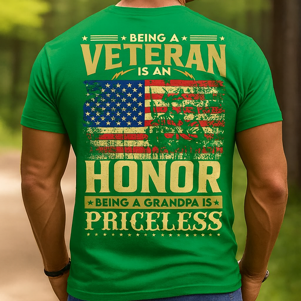 Veteran Legacy Tee -  Proud Grandpa Shirt
