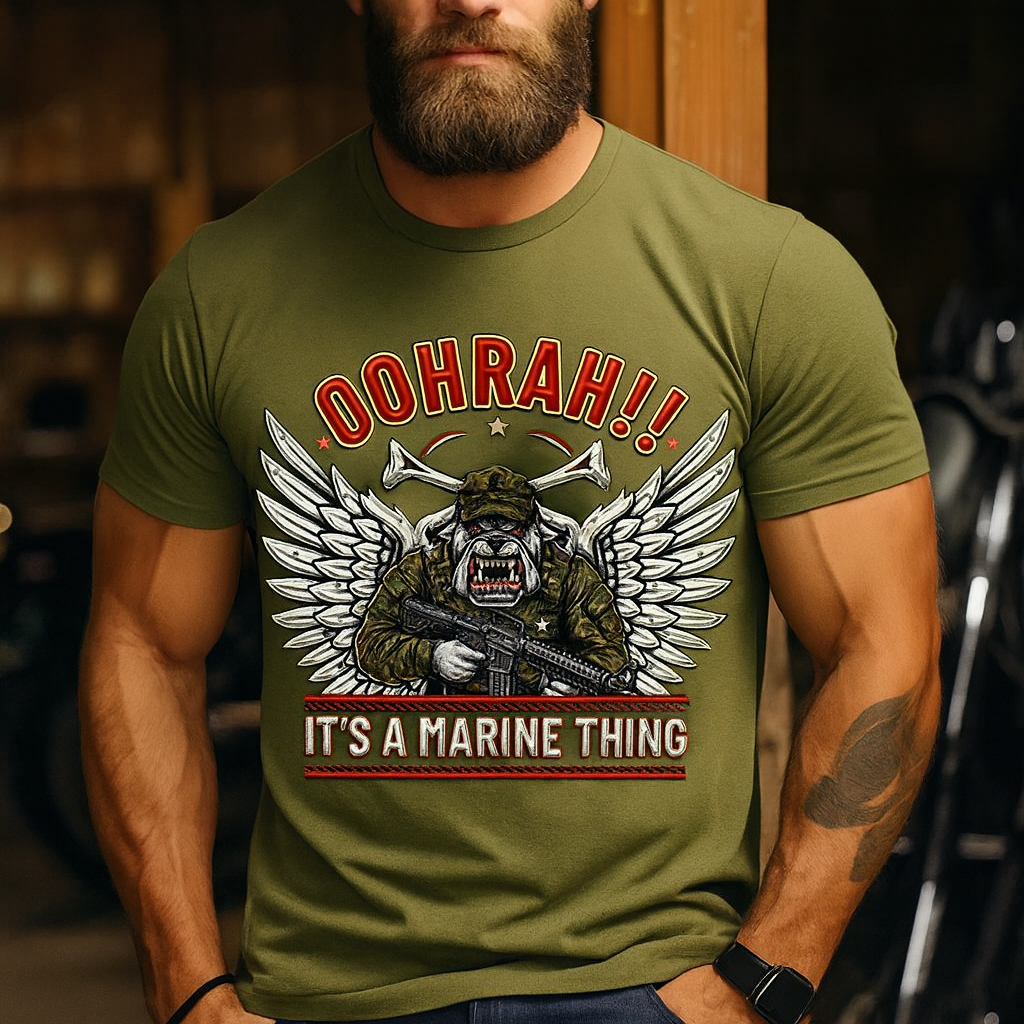 USMC VETERAN T-SHIRT – OOHRAH!
