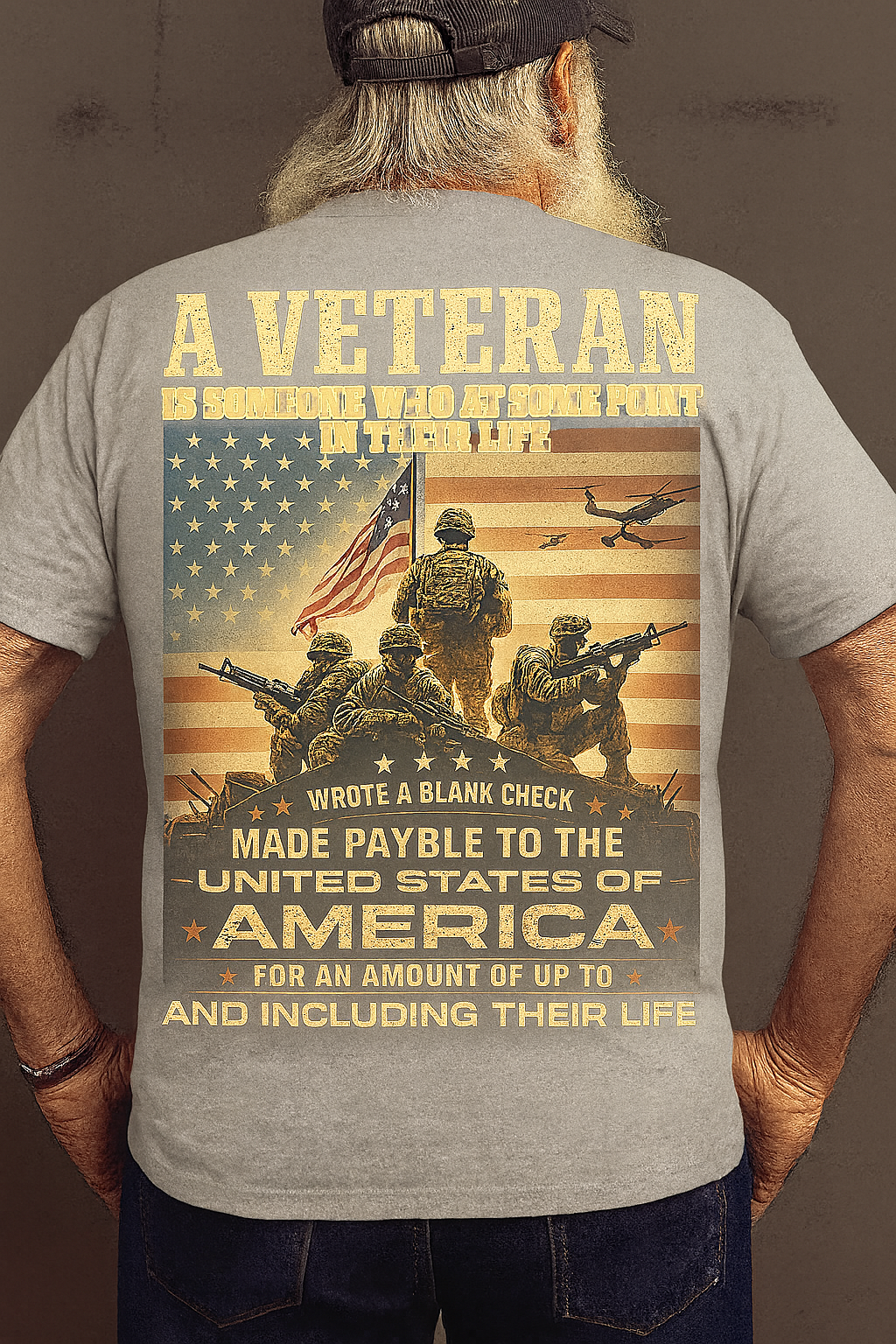 For Those Who Signed with Their Life – Veterans Tee