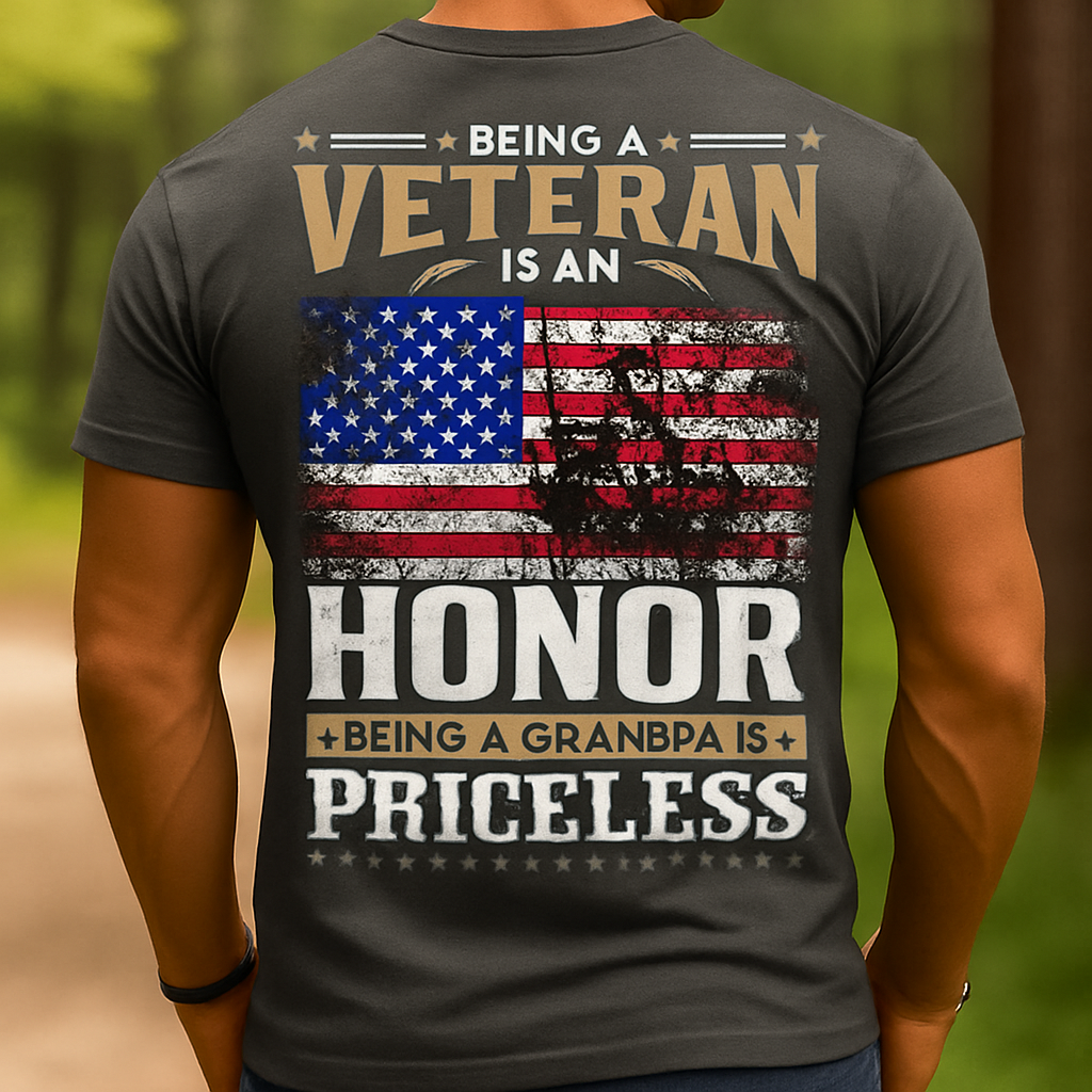 Veteran Legacy Tee -  Proud Grandpa Shirt