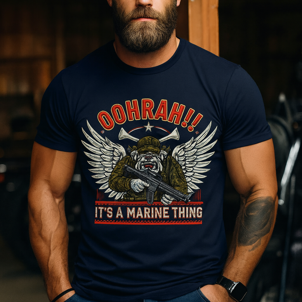 USMC VETERAN T-SHIRT – OOHRAH!