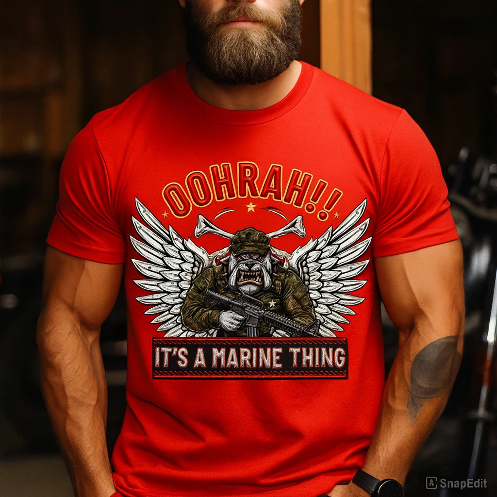 USMC VETERAN T-SHIRT – OOHRAH!