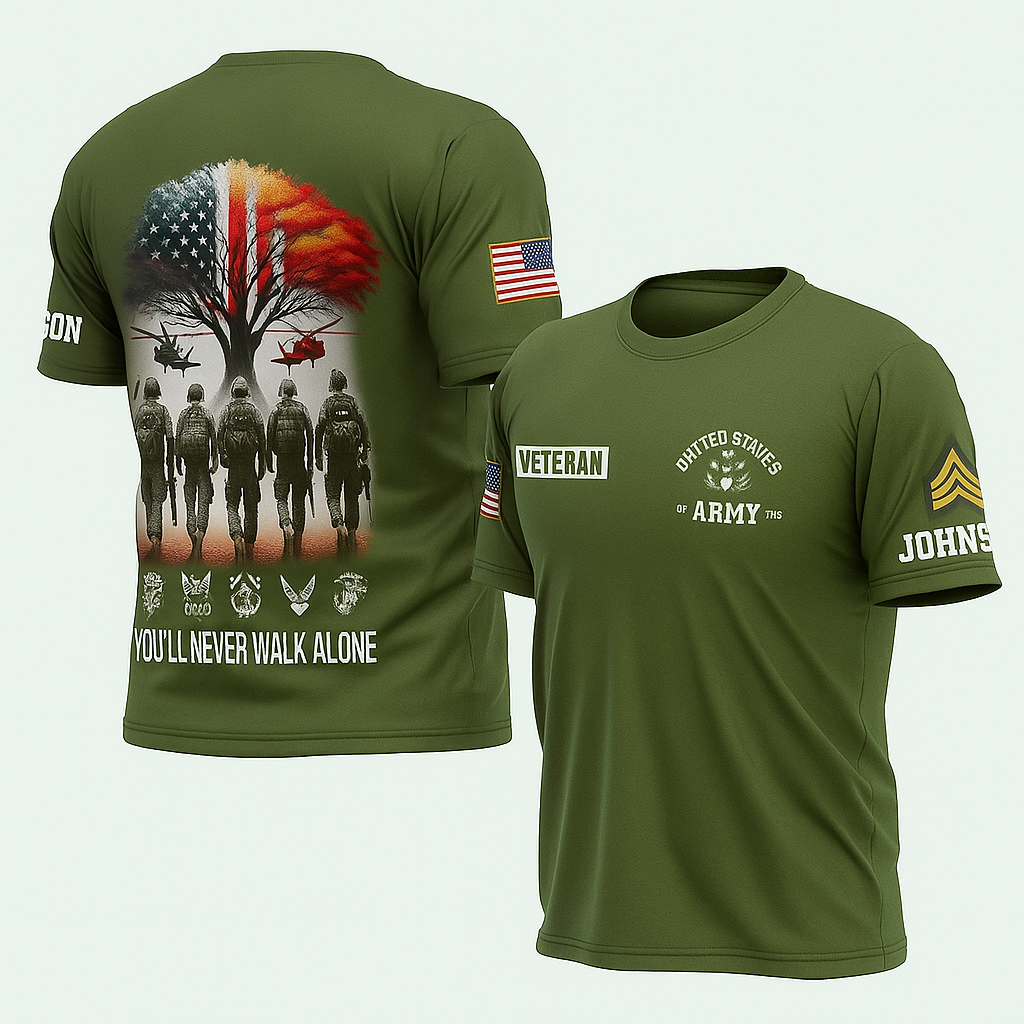 The Shirt That Honors Every Step You Took