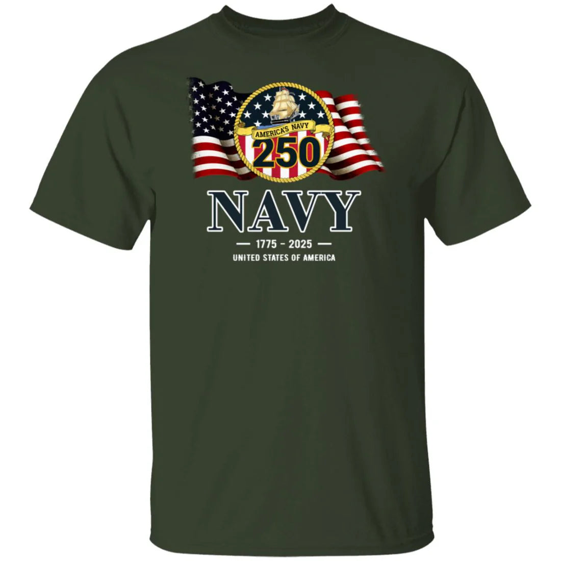 US Navy 250 United States Of America Classic T-Shirt
