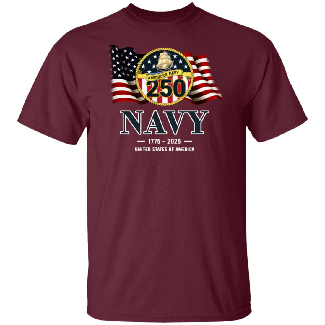 US Navy 250 United States Of America Classic T-Shirt