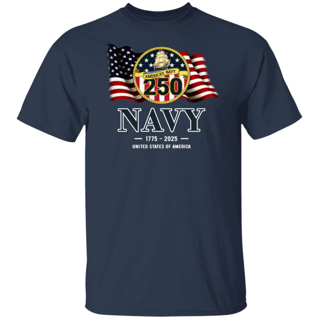 US Navy 250 United States Of America Classic T-Shirt