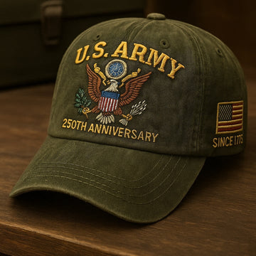 Premium 250th Anniversary Of The Army Embroidered Hats