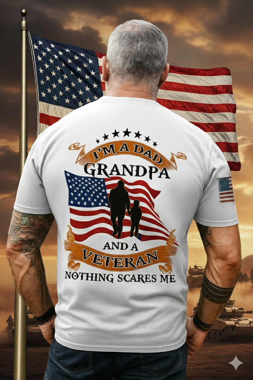 Unique U.S. Veteran T-Shirt PVC170202