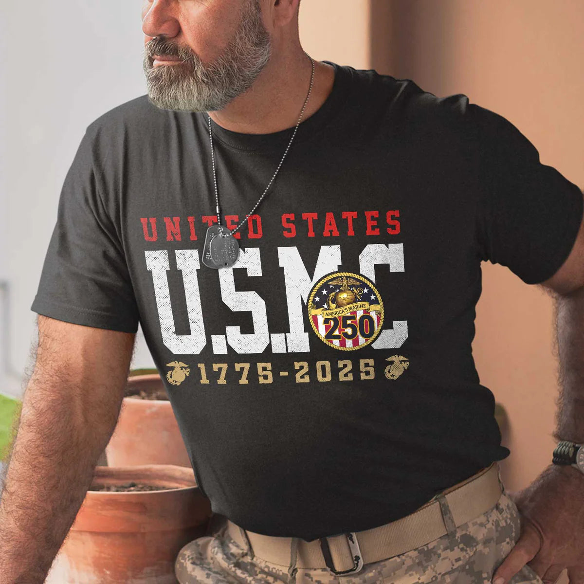 America's Marine 250 Front T-Shirt