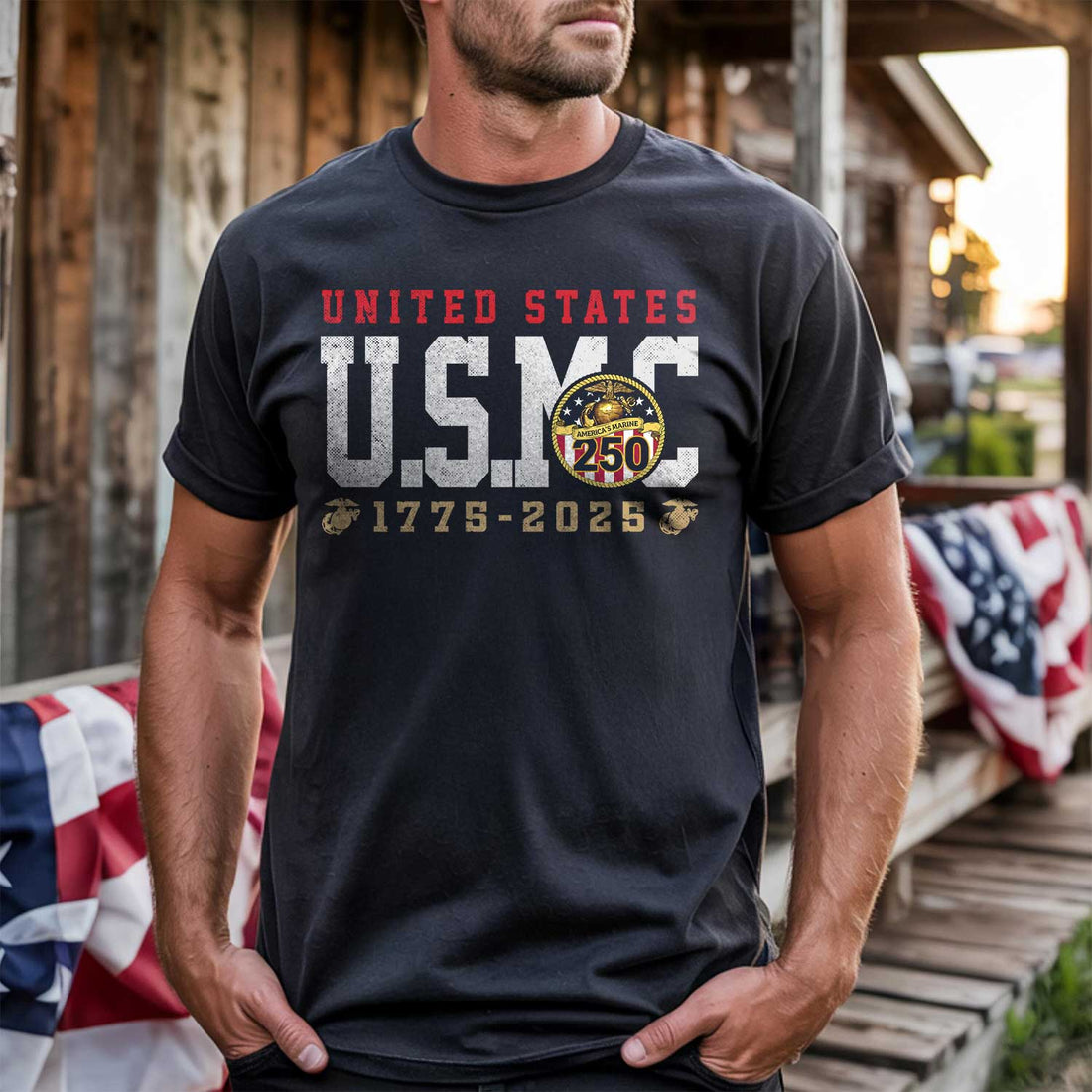 America's Marine 250 Front T-Shirt