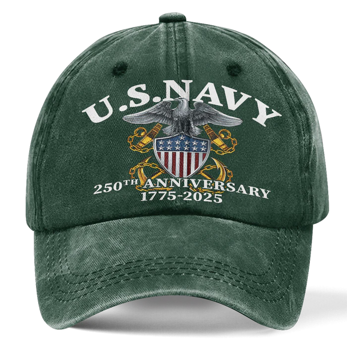 NAVY 250TH ANNIVERSARY WASHED CAP