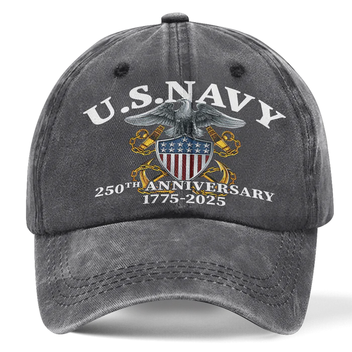 NAVY 250TH ANNIVERSARY WASHED CAP